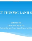 Bài giảng Vết thương lành sẹo - GS. BS. Văn Tần