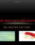 Bài giảng Bệnh học suy hô hấp cấp - ThS. Nguyễn Thị Ý Nhi