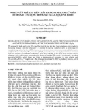 Nghiên cứu chế tạo tiền chất ammonium alum từ nhôm hydroxit ứng dụng trong sản xuất Al2O3 tinh khiết