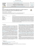 Melt jet-breakup and fragmentation phenomena in nuclear reactors: A review of experimental works and solidification effects