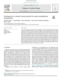 Development of a research reactor protocol for neutron multiplication measurements