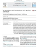 Sub-channel/system coupled code development and its application to SCWR-FQT loop