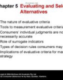 Lecture Consumer behaviour (4e): Chapter 5 - Neal, Quester, Hawkins