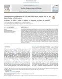 Transmutation considerations of LWR and RBMK spent nuclear fuel by the fusion–fission hybrid system