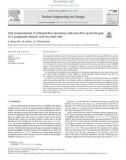 LDA measurements of coherent flow structures and cross-flow across the gap of a compound channel with two half-rods