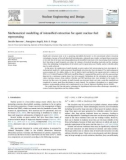 Mathematical modelling of intensified extraction for spent nuclear fuel reprocessing