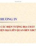 Bài giảng Địa chất công trình - Chương 4: Các hiện tượng địa chất hiện đại liên quan đến xây dựng công trình