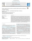 Image sorting of nuclear reactions recorded on CR-39 nuclear track detector using deep learning