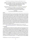 Effect of fiber content on flexural fracture parameters of high-performance steel fiber reinforced concrete