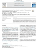 Effects of electrode area and interval on the sensitivity of bilateral silicon detectors used for neutron dosimetry