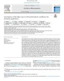 Investigation of the light output of 3D-printed plastic scintillators for dosimetry applications