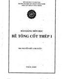 Bài giảng môn học Bê tông cốt thép 1