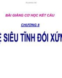 Bài giảng môn Cơ học kết cấu: Chương 8