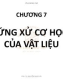 Bài giảng Cơ sở khoa học vật liệu: Chương 7 - PGS. TS. Nguyễn Ngọc Hà