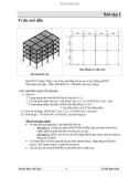 Bài tập etabs thiết kế kết cấu công trình: Ví dụ mở đầu