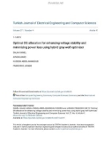 Optimal DG allocation for enhancing voltage stability and minimizing power loss using hybrid gray wolf optimizer