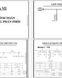 Chương 7-Tính toán mạng phân phối