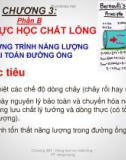 Bài giảng Thuỷ lực công trình: Chương 3B1