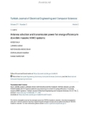 Antenna selection and transmission power for energy efficiency in downlink massive MIMO systems