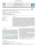 Testing the effects of aspect and total insolation on luminescence depth profiles for rock surface exposure dating