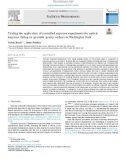 Trialing the application of controlled exposure experiments for optical exposure dating on quartzite quarry surfaces in Washington State