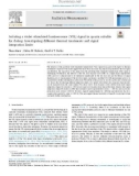 Isolating a violet stimulated luminescence (VSL) signal in quartz suitable for dating: Investigating different thermal treatments and signal integration limits