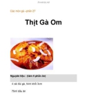 Các món gà –phần 27