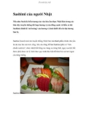 Sashimi của người Nhật