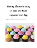 Hướng dẫn cách trang trí kem cho bánh cupcake xinh đẹp