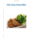 Chả chay khoai môn