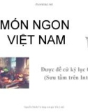 Món ngon Việt Nam