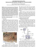 A method for estimating the backward erosion sensibility of road slopes