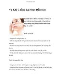 Vũ Khí Chống Lại Mụn Đầu Đen