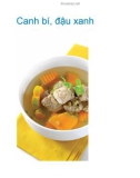 Canh bí, đậu xanh