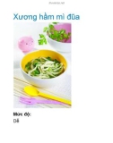 Xương hầm mì đũa