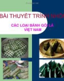 Các loại bánh lá ngón ở Việt Nam