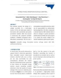 Three-phase inverter voltage control