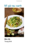 Mì gà rau xanh