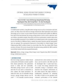 Optimal sizing for battery energy storage in isolated power systems