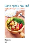 Canh nghêu nấu khế