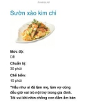 Sườn xào kim chi