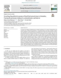 Unveiling the political economy of fossil fuel extractivism in Colombia: Tracing the processes of phase-in, entrenchment, and lock-in