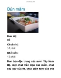 Bún mắm