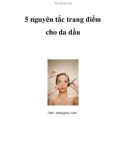 5 nguyên tắc trang điểm cho da dầu