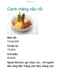 Canh măng nấu rối