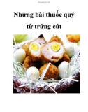 Những bài thuốc quý từ trứng cút