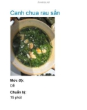 Canh chua rau sắn