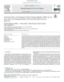 A framework for social tipping in climate change mitigation: What we can learn about social tipping dynamics from the chlorofluorocarbons phase-out