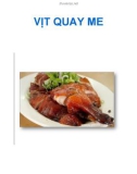 Món VỊT QUAY ME