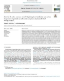 How far do noise concerns travel? Exploring how familiarity and justice shape noise expectations and social acceptance of planned wind energy projects